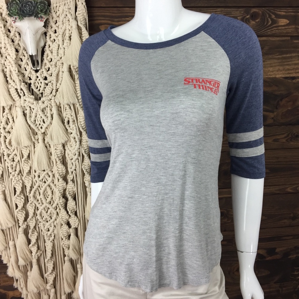 Stranger Things | Graphic Ringer Tee Striped‎